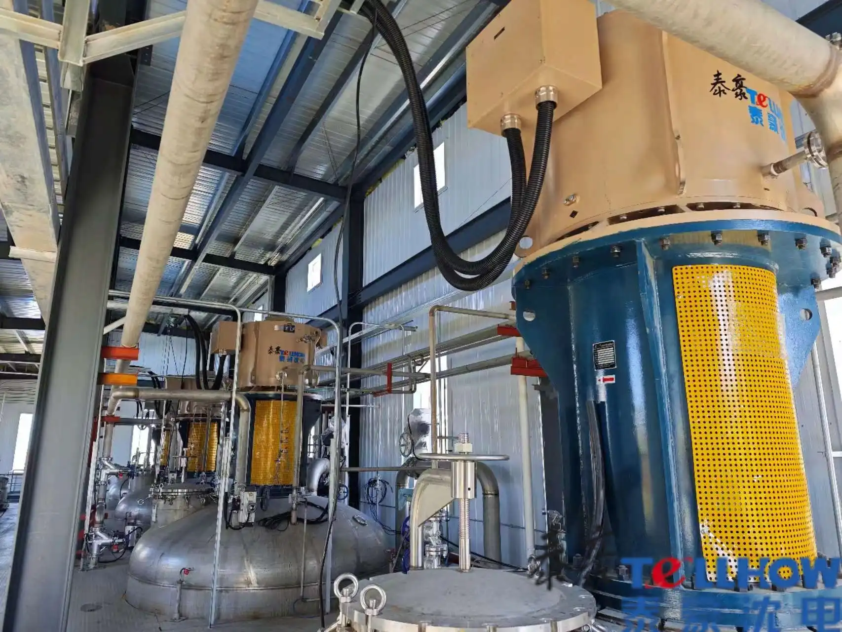 Tellhow Shenyang Electric (Shenyang Jintai Permanent Magnet Technology) Products Receive Praise for 2 Years of Efficient Operation at a Large Biomass Enterprise in Horgos